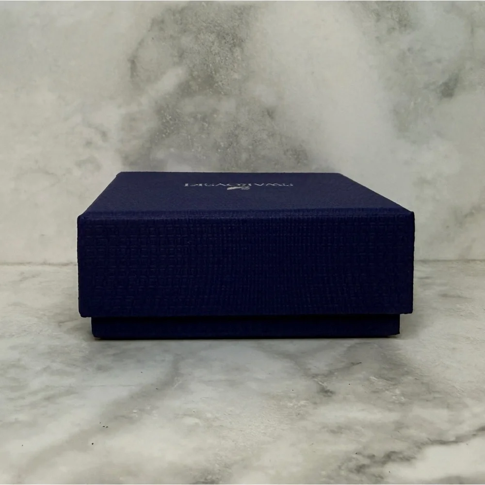 Authentic Swarovski Jewelry Box Set – Blue Box with Tags (Empty}